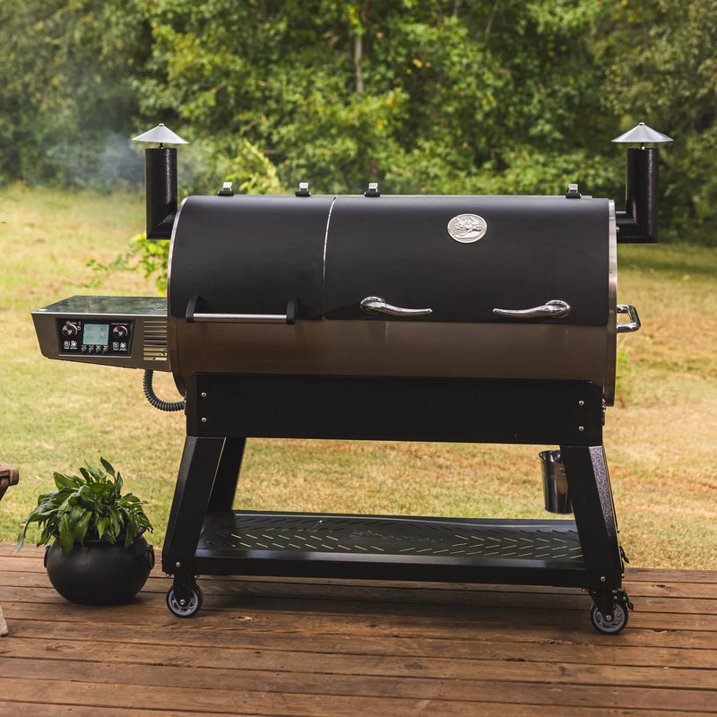 Recteq Recteq DualFire 1200 Wood Pellet Grill Pellet / Stainless Steel RT-1200DF Freestanding Pellet Grill 810021996165