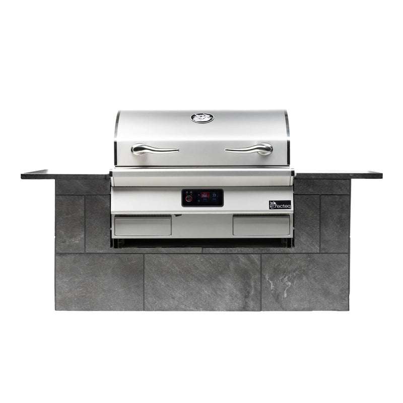 Recteq Recteq E-Series Built-In 1300 Wood Pellet Grill Pellet / Stainless Steel RT-1300BI Built-in Pellet Grill 810021996172