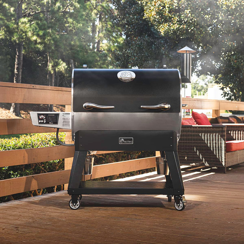Recteq recteq Flagship 1600 Wood Pellet Grill Pellet / Stainless Steel RT-1600FS Freestanding Pellet Grill 810179690779