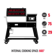Recteq Recteq Patio Legend 600 Wood Pellet Grill Pellet / Stainless Steel RT-600PL Freestanding Pellet Grill 810179692322