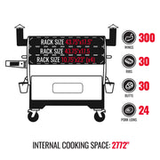 Recteq recteq RT-2500 BFG Wood Pellet Grill Pellet / Stainless Steel RT-2500-0621 Freestanding Pellet Grill 810021993713