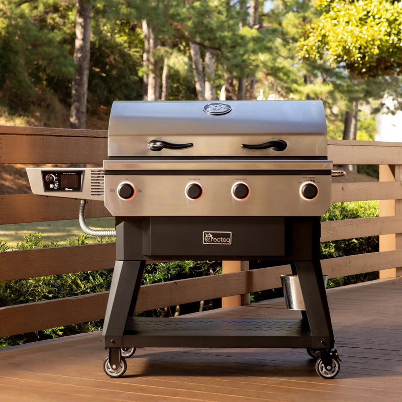 Recteq Recteq X-Fire Pro 825 Wood Pellet Grill Pellet / Stainless Steel RT-825XF Freestanding Pellet Grill 810179690342