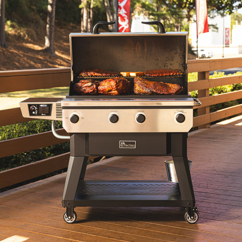 Recteq Recteq X-Fire Pro 825 Wood Pellet Grill Pellet / Stainless Steel RT-825XF Freestanding Pellet Grill 810179690342