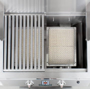 Solaire Solaire 27" Deluxe Infrared Gas Grill on Angular Pedestal Base Natural Gas / Stainless Steel SOL-IRBQ-27GIRXL-PED-NG Freestanding Gas Grill