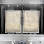 Solaire Solaire 27" Deluxe Infrared Gas Grill on Angular Pedestal Base Natural Gas / Stainless Steel SOL-IRBQ-27GIRXL-PED-NG Freestanding Gas Grill