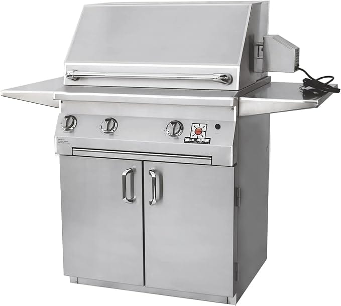 Solaire Solaire 42" Stainless Steel Freestanding Infrared Gas Grill w/ Rotisserie Propane / Stainless Steel SOL-AGBQ-42CIR-LP Freestanding Gas Grill