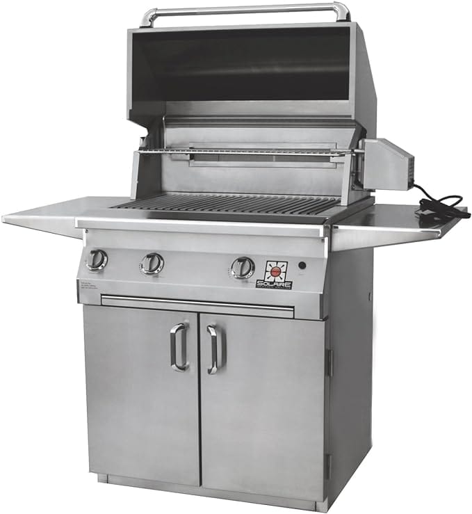 Solaire Solaire 42" Stainless Steel Freestanding Infrared Gas Grill w/ Rotisserie Propane / Stainless Steel SOL-AGBQ-42CIR-LP Freestanding Gas Grill