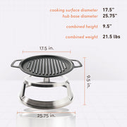 Solo Stove Solo Stove Yukon Cast Iron Grill Cooking Bundle SSYUK-27-COOKING-BUNDLE Outdoor Fireplace 853977008933