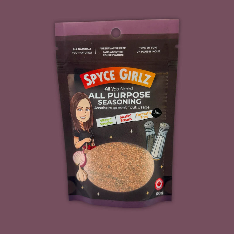 Spyce Girlz Spyce Girlz All Purpose Seasoning SG-AP-100G Sauce & Rub 628942992711
