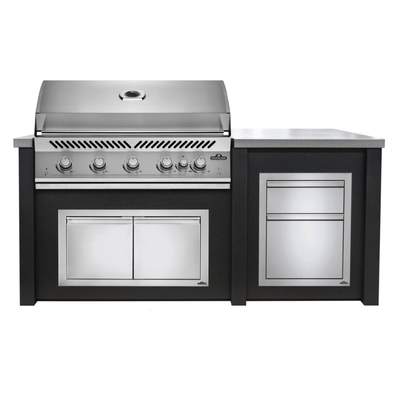 Stoll Industries 71" Outdoor Kitchen Island with Countertop