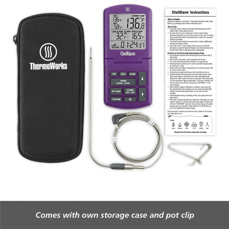 Thermoworks ThermoWorks ChefAlarm Cooking Alarm Thermometer and Timer TX-1100 _TBD