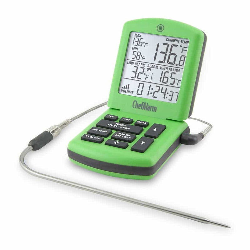 Thermoworks ThermoWorks ChefAlarm Cooking Alarm Thermometer and Timer TX-1100 Green TX-1100-GR _TBD