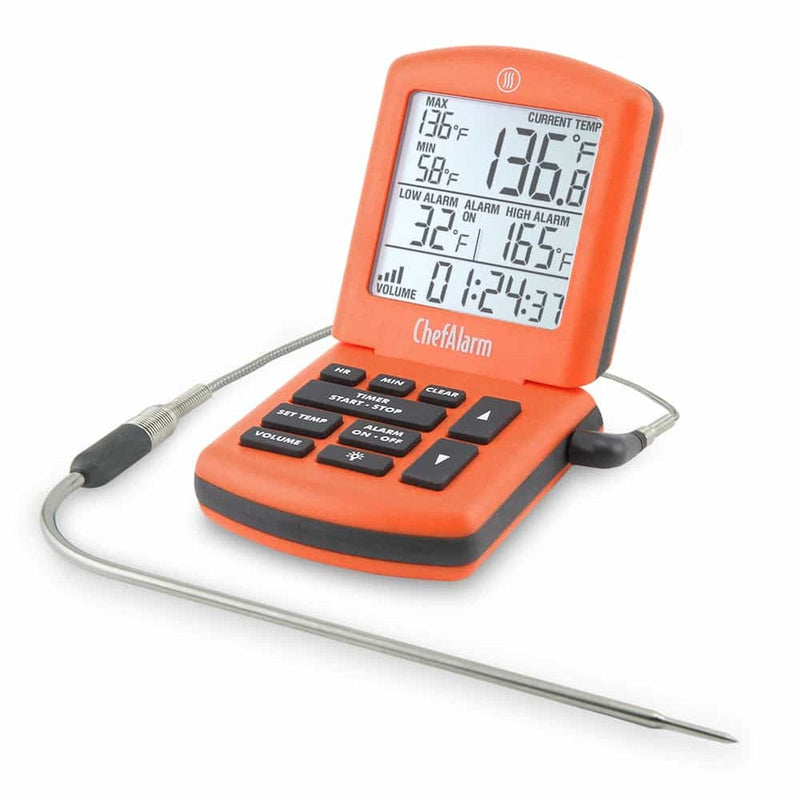 Thermoworks ThermoWorks ChefAlarm Cooking Alarm Thermometer and Timer TX-1100 Orange TX-1100-OR _TBD