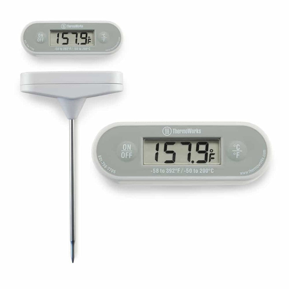 ThermoWorks Heavy Duty Waterproof Thermometer 6-inch RT610B —