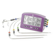 Thermoworks Thermoworks Signals 4-Channel BBQ Alarm Thermometer (WiFi + Bluetooth) Purple TX-1500-PR Accessory Thermometer Wireless