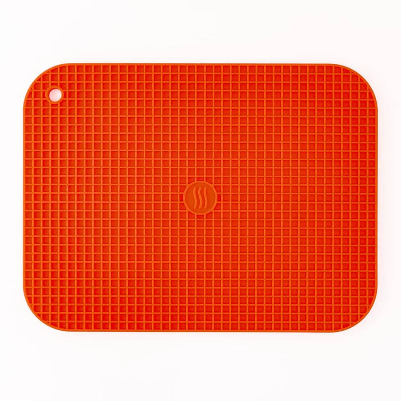 Thermoworks ThermoWorks Silicone Hotpad/Trivet 9"x12" TW-LRTRIVET Orange TW-LRTRIVET-OR Cookware Accessories