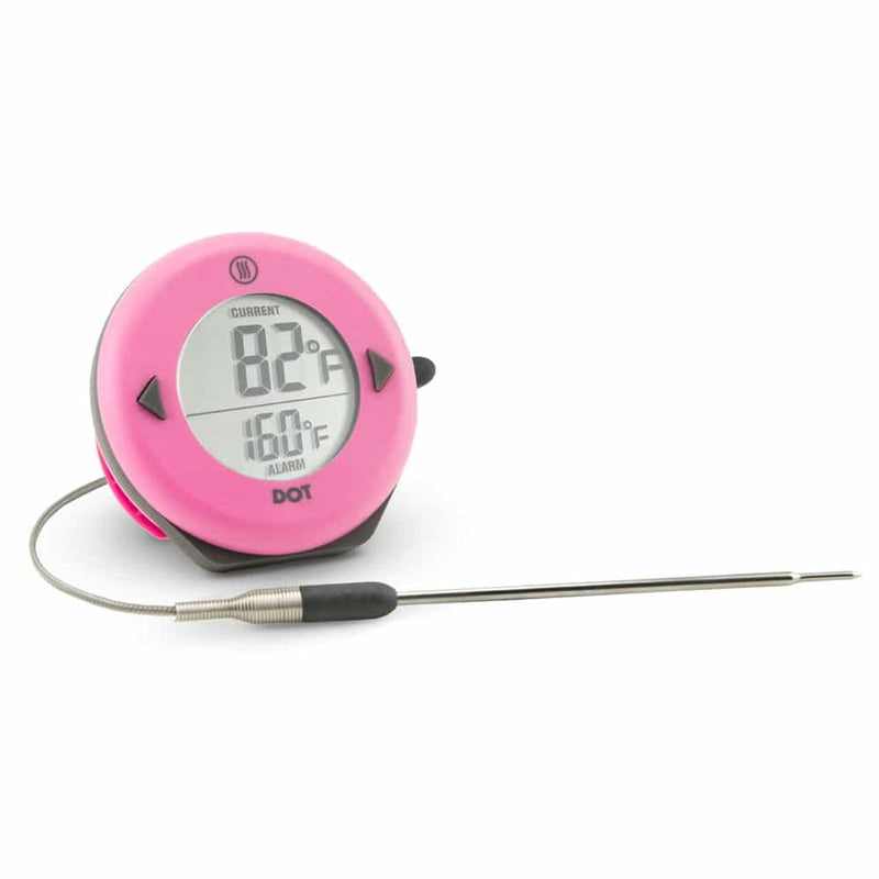 Thermoworks Thermoworks Simple Alarm Thermometer - DOT Pink TX-1200-PK Accessory Thermometer Wireless