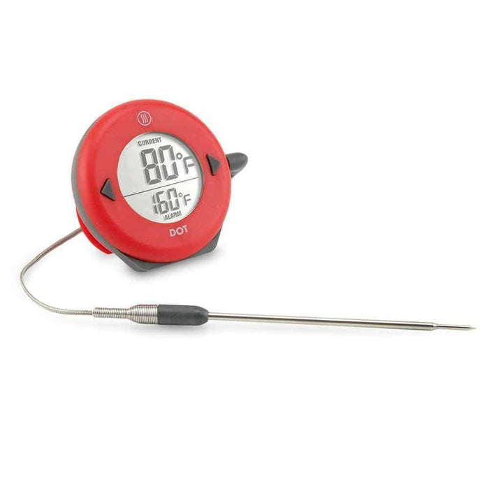 ThermoWorks TX-1100-RD ChefAlarm Thermometer with Probe Included