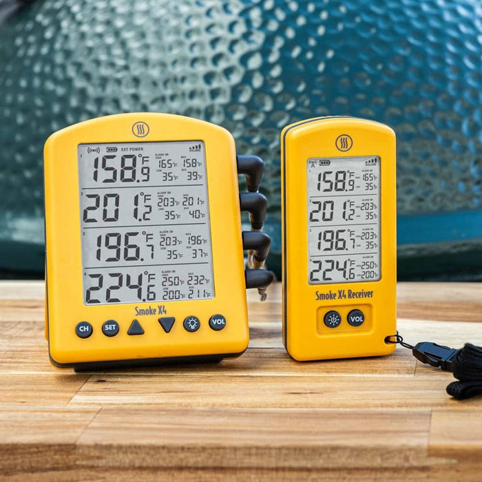 ThermoWorks Smoke X4 Long-Range Remote BBQ Alarm Thermometer TX-1800 —