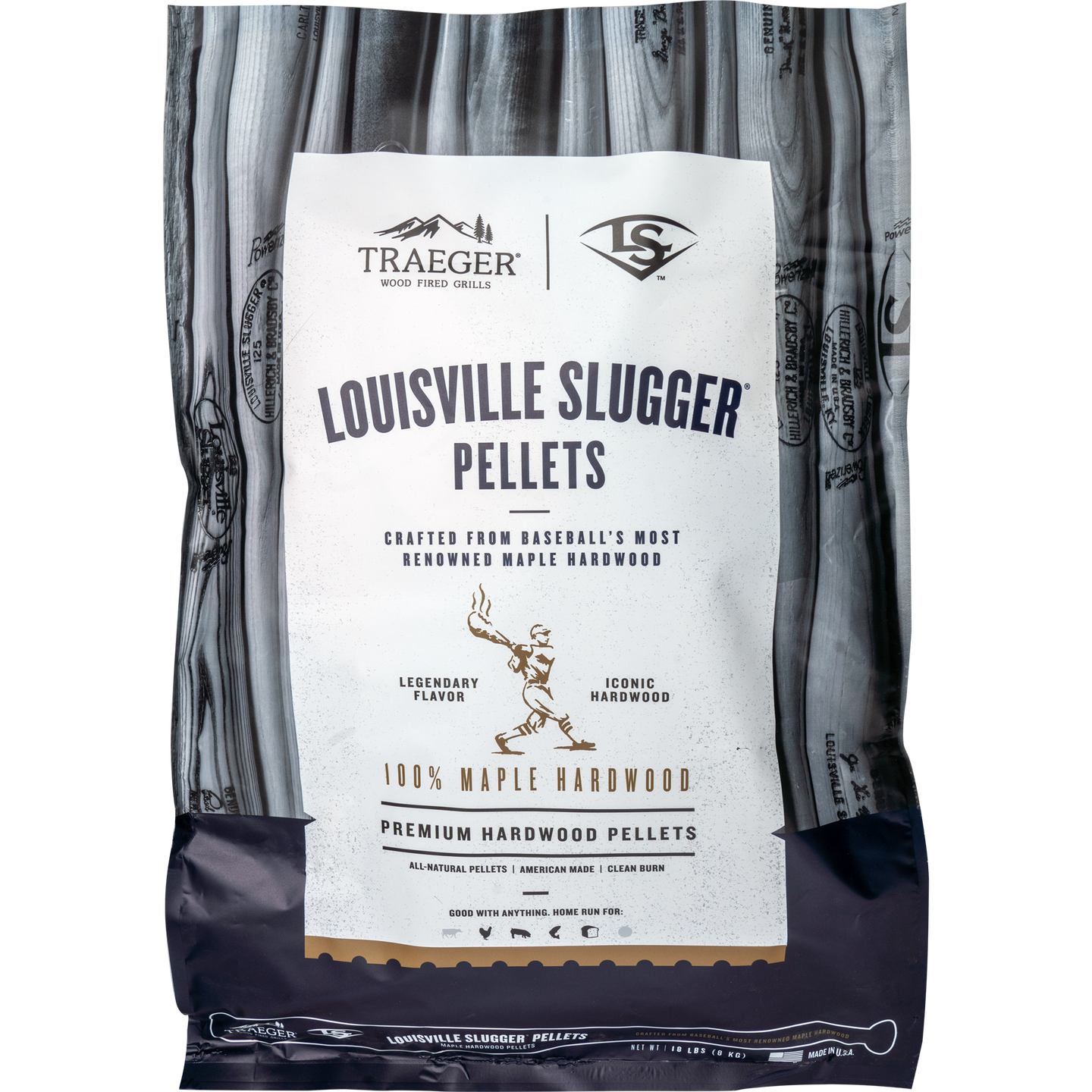 Traeger Limited Edition Louisville Slugger Maple Pellets