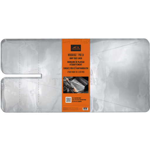 Traeger Traeger 5-Pack Drip Tray Liners for Woodridge Series/Pro 34 BAC818 BAC818 Drip Pan 634868952081