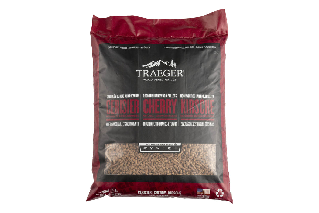 Traeger Traeger Cherry Wood Pellets 20 lb Bag PEL339 Accessory Smoker Wood Chip & Chunk 634868933011