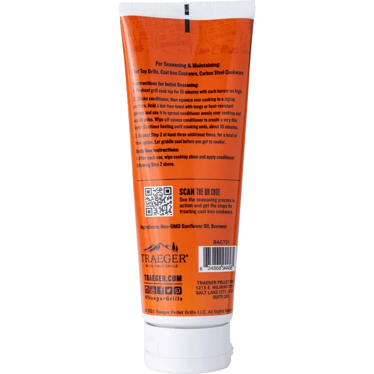 Traeger Traeger Flat Top Grill Conditioner BAC747 Accessory Griddle 634868945342