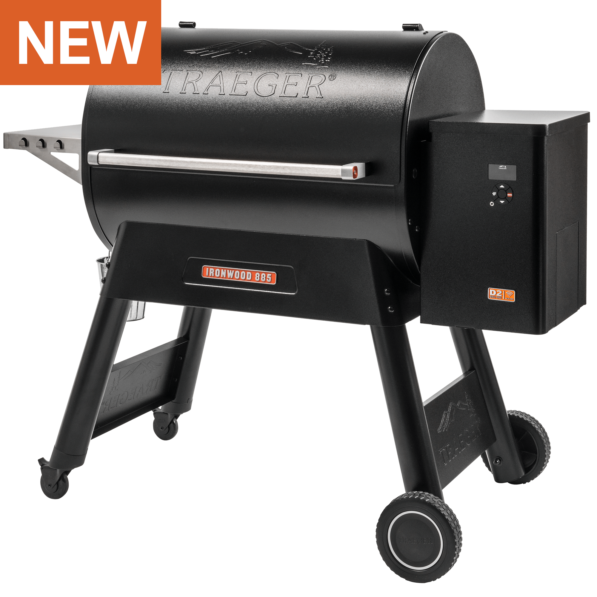 Traeger Traeger Ironwood 885 Pellet Grill & Smoker TFB89BLFC Pellet / Black TFB89BLFC Freestanding Pellet Grill 634868933233