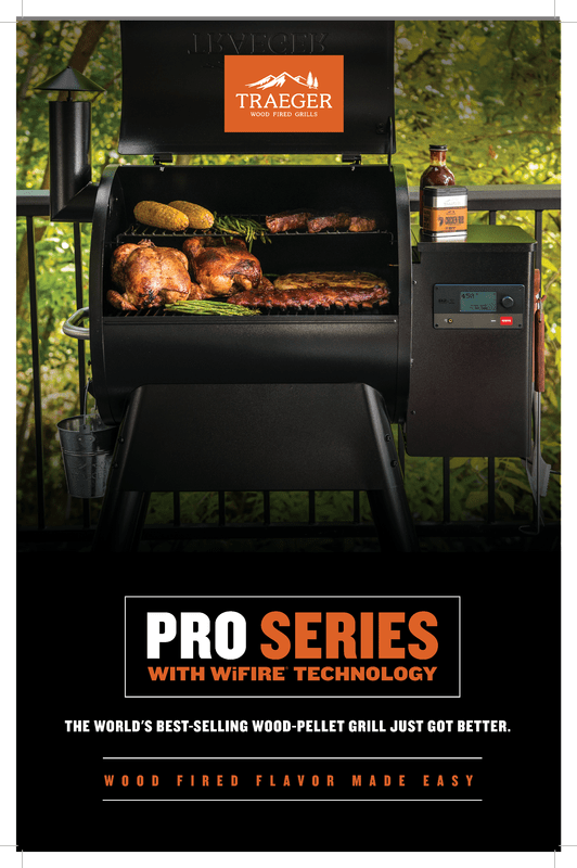 Traeger Traeger PRO 575 Pellet Grill & Smoker TFB57GLEC Pellet / Black TFB57GLEC Freestanding Pellet Grill 634868929038