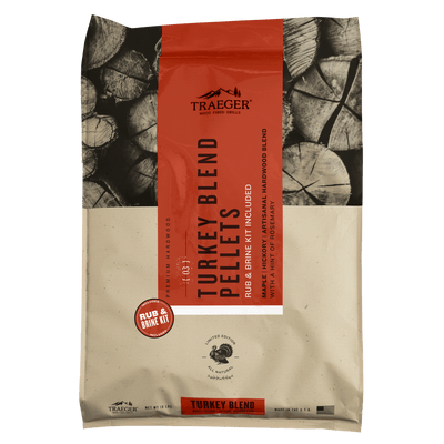 Traeger Turkey Blend Wood Pellets 18lb (Limited Edition) + Briner Kit