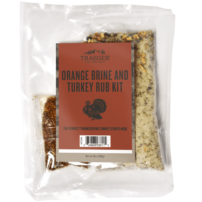 Traeger Traeger Turkey Blend Wood Pellets 18lb (Limited Edition) + Briner Kit PEL351 Accessory Smoker Wood Chip & Chunk 634868938092