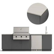 Urban Bonfire Urban Bonfire Cove 36 Outdoor Kitchen Anthracite / Danae / No C-COVE36-AN-DANAE Outdoor Kitchen Pre-Built Bundle