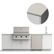 Urban Bonfire Urban Bonfire Cove 36 Outdoor Kitchen Chantilly / Danae / No C-COVE36-CH-DANAE Outdoor Kitchen Pre-Built Bundle
