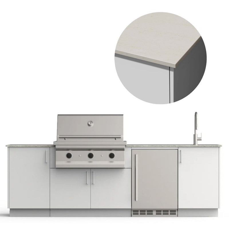 Urban Bonfire Urban Bonfire Cove 36 Outdoor Kitchen Chantilly / Danae / No C-COVE36-CH-DANAE Outdoor Kitchen Pre-Built Bundle