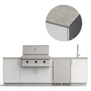 Urban Bonfire Urban Bonfire Cove 36 Outdoor Kitchen Chantilly / Keon / No C-COVE36-CH-KEON Outdoor Kitchen Pre-Built Bundle