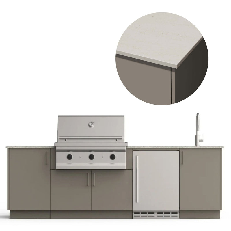 Urban Bonfire Urban Bonfire Cove 36 Outdoor Kitchen Clay / Danae / No C-COVE36-CL-DANAE Outdoor Kitchen Pre-Built Bundle