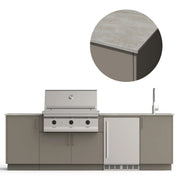 Urban Bonfire Urban Bonfire Cove 36 Outdoor Kitchen Clay / Keon / No C-COVE36-CL-KEON Outdoor Kitchen Pre-Built Bundle