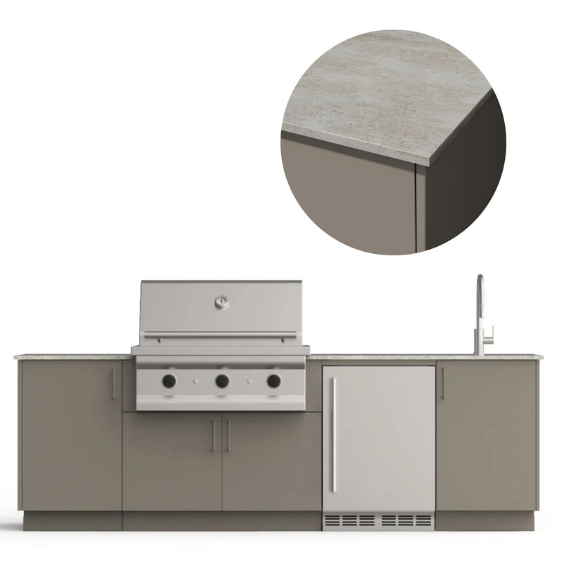 Urban Bonfire Urban Bonfire Cove 36 Outdoor Kitchen Clay / Keon / No C-COVE36-CL-KEON Outdoor Kitchen Pre-Built Bundle