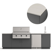 Urban Bonfire Urban Bonfire Cove 42 Outdoor Kitchen Anthracite / Danae / No C-COVE42-AN-DANAE Outdoor Kitchen Pre-Built Bundle