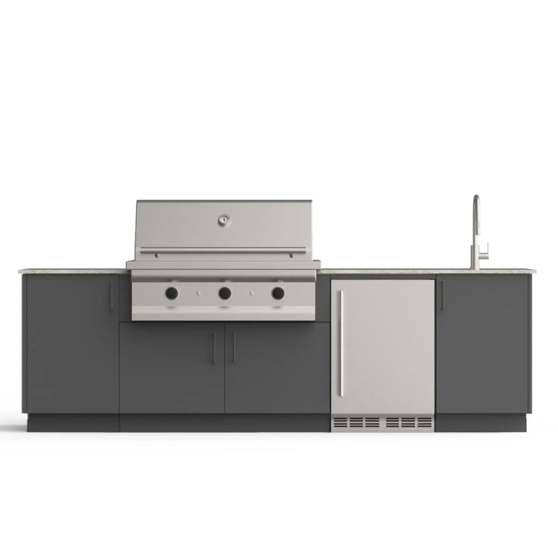 Urban Bonfire Urban Bonfire Cove 42 Outdoor Kitchen Anthracite / None / No C-COVE42-AN Outdoor Kitchen Pre-Built Bundle