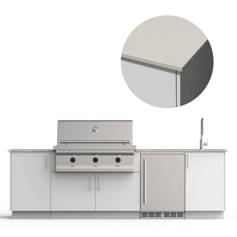 Urban Bonfire Urban Bonfire Cove 42 Outdoor Kitchen Chantilly / Danae / No C-COVE42-CH-DANAE Outdoor Kitchen Pre-Built Bundle