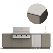 Urban Bonfire Urban Bonfire Cove 42 Outdoor Kitchen Clay / Danae / No C-COVE42-CL-DANAE Outdoor Kitchen Pre-Built Bundle