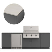 Urban Bonfire Urban Bonfire Dusk 36 Outdoor Kitchen Anthracite / Danae / No C-DUSK36-AN-DANAE Outdoor Kitchen Pre-Built Bundle