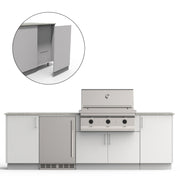Urban Bonfire Urban Bonfire Dusk 36 Outdoor Kitchen Chantilly / None / Yes C-DUSK36-CH-BCKP Outdoor Kitchen Pre-Built Bundle
