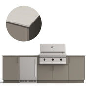 Urban Bonfire Urban Bonfire Dusk 36 Outdoor Kitchen Clay / Danae / No C-DUSK36-CL-DANAE Outdoor Kitchen Pre-Built Bundle