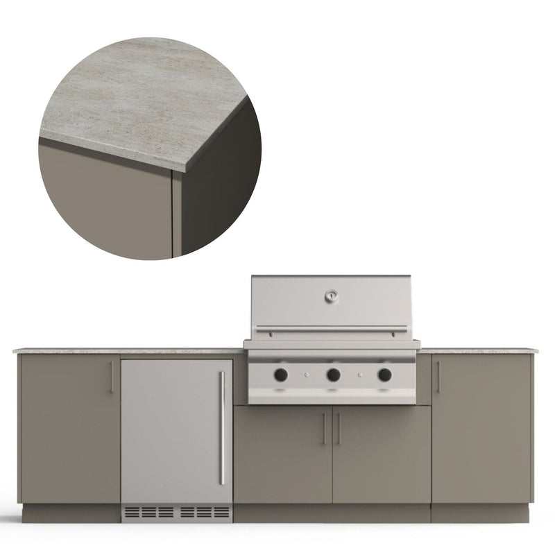 Urban Bonfire Urban Bonfire Dusk 36 Outdoor Kitchen Clay / Keon / No C-DUSK36-CL-KEON Outdoor Kitchen Pre-Built Bundle