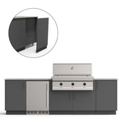 Urban Bonfire Urban Bonfire Dusk 42 Outdoor Kitchen Anthracite / None / Yes C-DUSK42-AN-BCKP Outdoor Kitchen Pre-Built Bundle