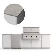 Urban Bonfire Urban Bonfire Dusk 42 Outdoor Kitchen Chantilly / Keon / No C-DUSK42-CH-KEON Outdoor Kitchen Pre-Built Bundle