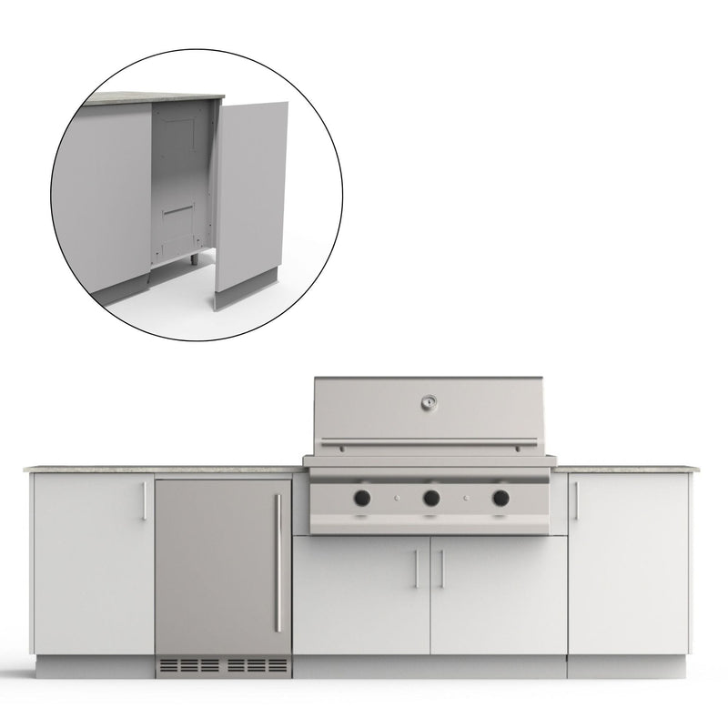 Urban Bonfire Urban Bonfire Dusk 42 Outdoor Kitchen Chantilly / None / Yes C-DUSK42-CH-BCKP Outdoor Kitchen Pre-Built Bundle
