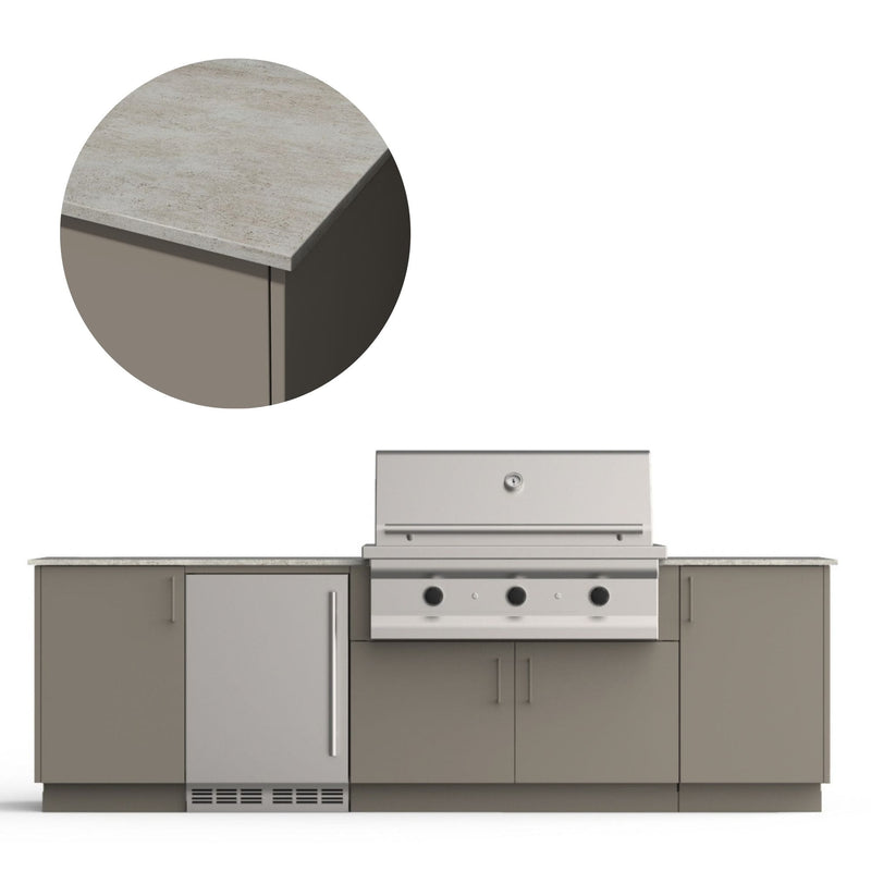 Urban Bonfire Urban Bonfire Dusk 42 Outdoor Kitchen Clay / Keon / No C-DUSK42-CL-KEON Outdoor Kitchen Pre-Built Bundle